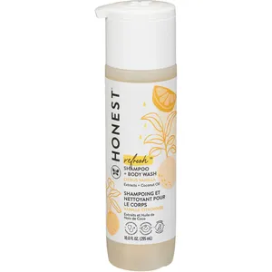 Honest Beauty Shampoo Body Wash Citrus Vanilla 295mL - Gentle 2-in-1 Formula for Baby & Family