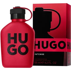Hugo Intense Eau de Parfum for Men - Captivating Leathery Scent with Red Apple Accord