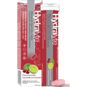 Hydralyte Effervescent Electrolyte Tablets - Low Sugar, Vegan, Non-GMO Hydration Booster