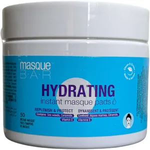 Hydrating Instant Masque Pads with Seaweed, Ceramide, and Vitamin E for Deep Skin Nourishment