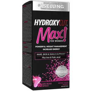Hydroxycut Max! Women's Weight Management Capsules - Effective Slimming Support for Weight Loss