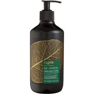 I LOVE Wellness De-Stress Hand & Body Lotion with Lemongrass, Rosemary & Eucalyptus