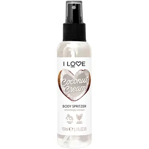 I Love Coconut Cream Body Spritzer - Vegan Friendly Fragrance for a Tropical Escape