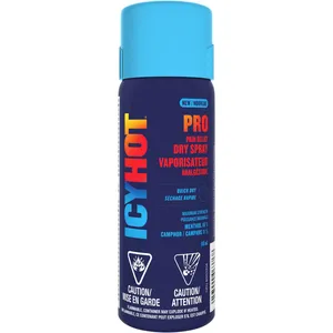 Icy Hot Pro Pain Relief Dry Spray 118ml - Fast Acting Relief for Muscle & Joint Pain, Menthol & Camphor