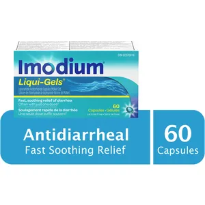 Imodium Liqui-Gels 60 ea - Fast Diarrhea Relief with Loperamide Hydrochloride for Adults