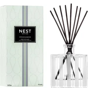 Indian Jasmine Reed Diffuser - Lush Scent of India with Jasmine, Red Berries, Bergamot & Pink Pepper