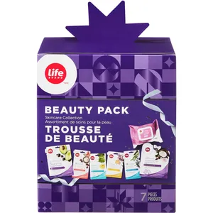 Indulgent Beauty Gift Set - Spa Experience Masks & Wipes for Radiant Skin, Soft Hands & Feet