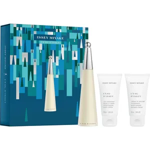 Issey Miyake L'Eau d'Issey Gift Set 50mL EdT, Body Lotion & Shower Cream - Floral Aquatic Elegance