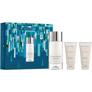 Issey Miyake Le Sel d'Issey Gift Set for Men - Eau de Toilette 100ml & Shower Gel 50ml x 2