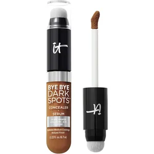 It Cosmetics Bye Bye Dark Spots Concealer + Serum - Tan Cool 40, 2% Niacinamide, Hydrating Formula