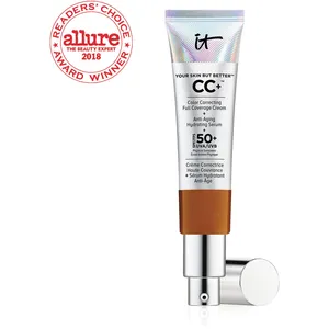 It Cosmetics CC Cream Foundation SPF 50+ in Rich Honey - Full Coverage Anti-Aging Miracle