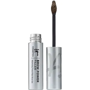 It Cosmetics Tinted Brow Gel Brow Power Filler - Universal Dark Brunette for Fuller, Waterproof Brows