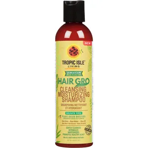 JBCO Hair Gro Cleansing Shampoo - Sulfate-Free Moisturizing Shampoo with Aloe Vera & Shea Oil