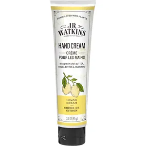 J.R. Watkins Lemon Hand Cream - Nourishing, Natural Ingredients, No Animal Testing, 98% Natural