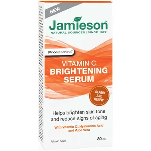 Jamieson Vitamin C Brightening Serum for Skin Renewal and Anti-Aging