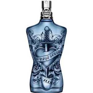 Jean Paul Gaultier Le Male Lover Eau De Parfum - Musky Amber Aquatic Fragrance in Ocean Blue Bottle