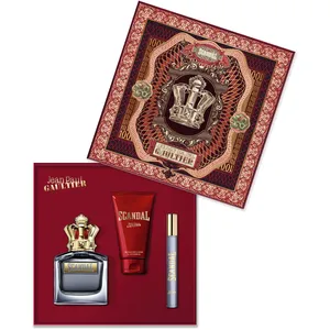 Jean Paul Gaultier Scandal Pour Homme 3-Piece Gift Set - Woody Fragrance, Shower Gel & Travel Spray