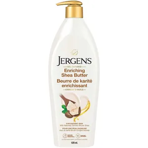 Jergens Enriching Shea Butter Moisturizer 620mL & 90mL for Radiant, Hydrated Skin