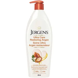Jergens Ultra Care Restoring Argan Moisturizer - Deep Hydration with Moroccan Argan Oil & Vitamin E