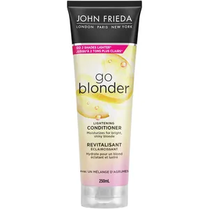 John Frieda Go Blonder Lightening Conditioner for Sunkissed Blonde Hair - Ammonia & Peroxide Free