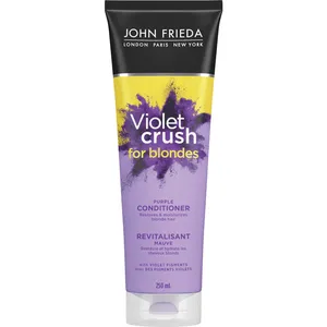 John Frieda Violet Crush Daily Purple Conditioner for Blondes - Moisturizes & Neutralizes Brassiness