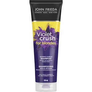 John Frieda Violet Crush Intense Purple Shampoo for Brighter Blonde Hair - Peroxide & Ammonia Free