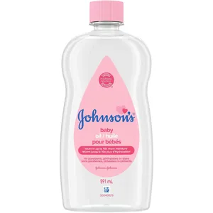 Johnson's Baby Oil, Mineral Oil Moisturizer for Baby Massage, Hypoallergenic, Gentle Formula