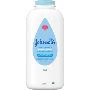 Johnson's Baby Powder with Aloe Vera & Vitamin E for Soft, Dry Skin - Hypoallergenic Cornstarch