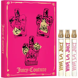Juicy Couture Viva La Juicy 3 Piece Travel Coffret Gift Set â€“ Fragrance Collection for Glamorous Women