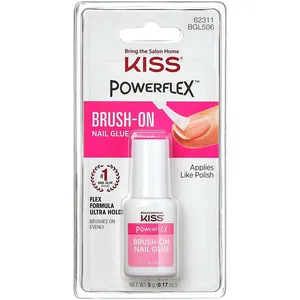 KISS PowerFlex™ Brush-On Nail Glue - Transparent 