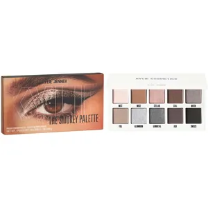KYLIE COSMETICS Smokey Palette - 10 Highly Pigmented Cool-Toned Shades for Bold Eye Looks