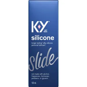 K-Y Silicone Personal Lubricant, Long-Lasting Moisture, Natural Feel, Compatible with Condoms