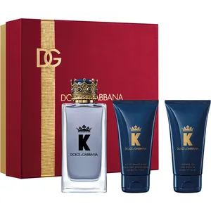 K by Dolce&Gabbana Trio Gift Set - Eau De Toilette 100ml, After Shave Balm 50ml, Shower Gel 50ml