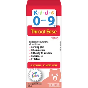 Kids Throat Ease Syrup 0-9 Years 