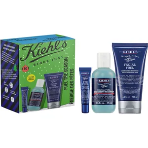 Kiehl's Fuel The Season Gift Set for Men - Facial Moisturizer, Face Wash & Eye Cream