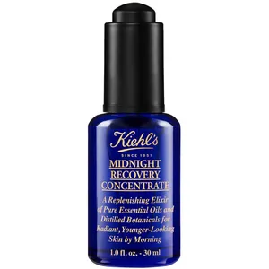 Kiehl's Midnight Recovery Concentrate - Nourishing Nighttime Facial Oil with Passionflower, 1 oz