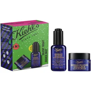 Kiehl's Silent Night Gift Set - Midnight Recovery Concentrate & Omega-Rich Cloud Cream Duo