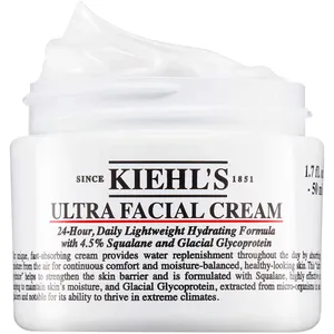 Kiehl's Ultra Facial Cream - Best Lightweight Moisturizer for All Skin Types, 24-Hour Hydration