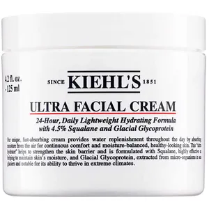 Kiehl's Ultra Facial Cream for All Skin Types - 24-Hour Hydration with Lightweight Squalane Formula