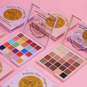 Kim Chi Chic 25 Pressed Eyeshadows & Pigments - Send Me Nude'Les, Cruelty-Free, Vegan Palette