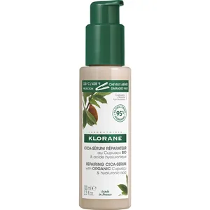 Klorane Cica-Serum with Organic Cupuaçu & Hyaluronic Acid for Very Dry Hair - 220°C Protection