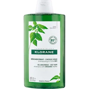 Klorane Organic Nettle Oil Absorbing Shampoo for Oily Hair - 85% Natural Ingredients