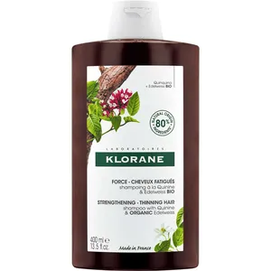 Klorane Shampoo with Quinine & Organic Edelweiss for Thinning Hair – Strengthening Formula