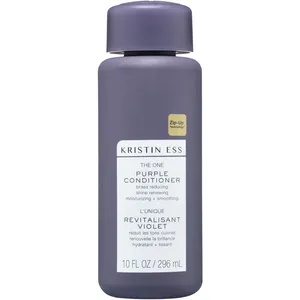 Kristin Ess The One Purple Conditioner - Brass Reducing, Moisturizing, Sulfate-Free, 10.1 oz