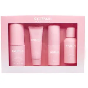 Kylie Cosmetics 4-Piece Mini Skincare Set: Foaming Face Wash, Moisturizer, Vitamin C Serum, Toner
