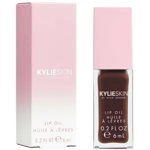 Kylie Cosmetics Lip Oil with Coconut Oil - Hydrating Chocolate Cookie Color for Smooth, Plump Lips