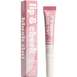 Kylie Cosmetics Lip & Cheek Blush Tint, Multi-Use Fluid Formula for All-Day Wear