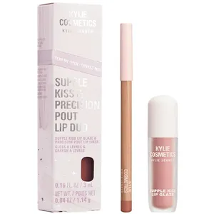 Kylie Cosmetics Supple Kiss & Precision Pout Lip Duo Set in Taupe Nude & Rosy Nude