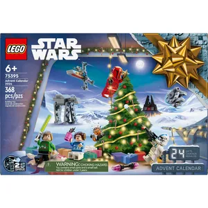 LEGO Star Wars Advent Calendar 2024 - 368-Piece Building Toy for Kids Ages 6 and Up