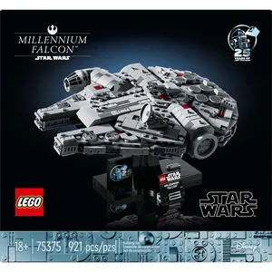 LEGO Star Wars Millennium Falcon 25th Anniversary Model 75375 - Collectible Starship for Adults